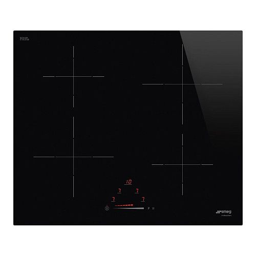 Вварочная панель Индукционная SMEG SI4642D, черный, прямой край фото в интернет-магазине «Mebelex»