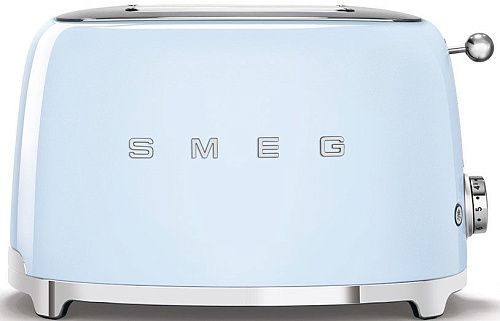 Тостер на 2 ломтика SMEG TSF01PBEU, пастельный голубой фото в интернет-магазине «Mebelex»