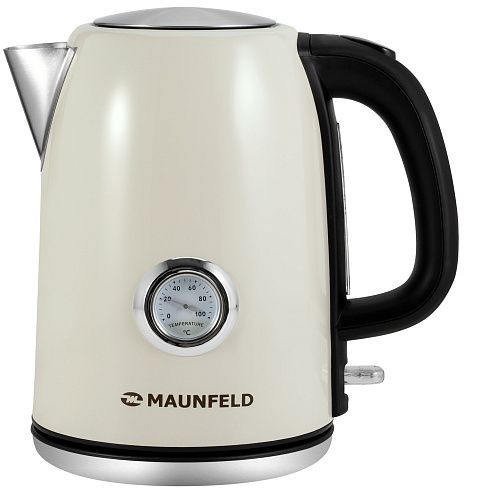 Чайник электрический MAUNFELD MFK-624BG бежевый фото в интернет-магазине «Mebelex»