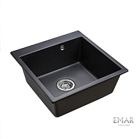 Мойка кухонная кварцевая EMAR EMQ-1510.Q Оникс