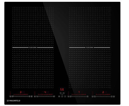 Варочная панель индукционная MAUNFELD CVI594SF2BK черный фото в интернет-магазине «Mebelex»