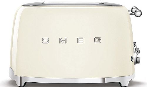 Тостер на 4 ломтика SMEG TSF03CREU, кремовый фото в интернет-магазине «Mebelex»