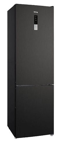 Холодильник Отдельностоящий KORTING KNFC 62370 XN Черная нержавеющая сталь фото в интернет-магазине «Mebelex»