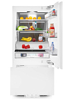 499 990 руб., Холодильник Встраиваемый MAUNFELD MBF212NFW1 двухкамерный 212 см, полный NoFrost