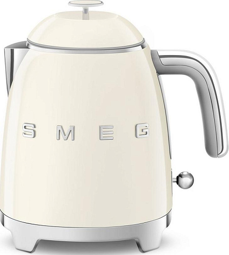 Мини чайник электрический SMEG KLF05CREU, кремовый фото в интернет-магазине «Mebelex»