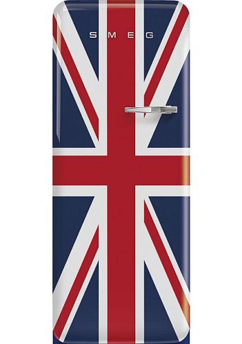 Холодильник Отдельностоящий SMEG FAB28LDUJ5 стиль 50-х годов, петли слева, Британский флаг фото в интернет-магазине «Mebelex»