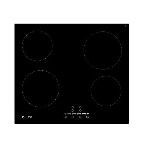 Стеклокерамическая панель LEX EVH 640-1 BL (черное стекло) фото в интернет-магазине «Mebelex»