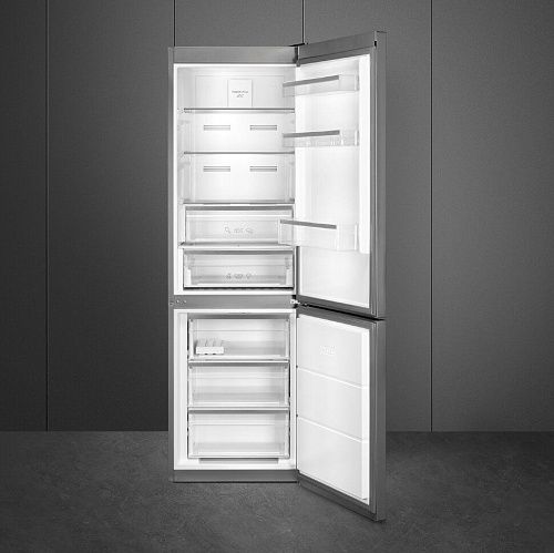 Холодильник Отдельностоящий SMEG FC18EN4AX нержавеющая сталь фото в интернет-магазине «Mebelex»
