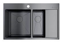 62 788 руб., Мойка кухонная OMOIKIRI Akisame 78-2 чаша слева