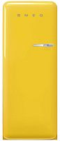 199 990 руб., Холодильник Отдельностоящий SMEG FAB28LYW5, стиль 50-х годов, петли слева, Желтый