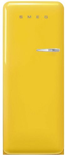 Холодильник Отдельностоящий SMEG FAB28LYW5, стиль 50-х годов, петли слева, Желтый фото в интернет-магазине «Mebelex»