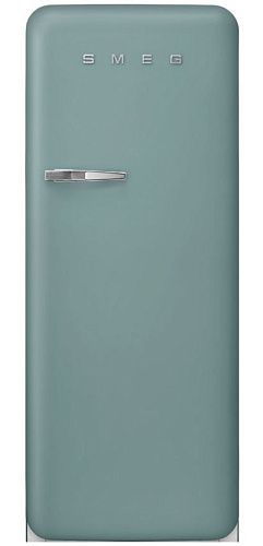 Холодильник Отдельностоящий SMEG FAB28RDEG5, стиль 50-х годов, петли справа, Изумрудно-зеленый фото в интернет-магазине «Mebelex»