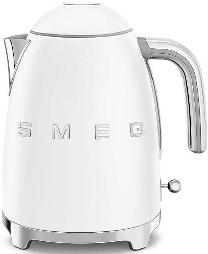 Чайник электрический SMEG KLF03WHMEU, белый матовый фото в интернет-магазине «Mebelex»