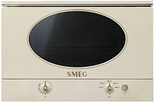 96 290 руб., Встраиваемая микроволновая печь SMEG MP822NPO, кремовый