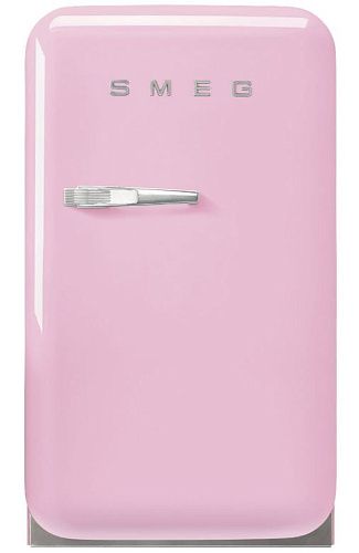 Холодильник отдельностоящий SMEG FAB5RPK5, стиль 50-х гг., петли справа, Розовый фото в интернет-магазине «Mebelex»