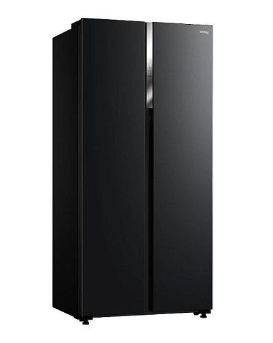 Холодильник Отдельностоящий Side-By-Side KORTING KNFS 83414 N, черный фото в интернет-магазине «Mebelex»