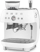 99 990 руб., Кофемашина-эспрессо SMEG EGF03WHEU со встроенной кофемолкой, белый