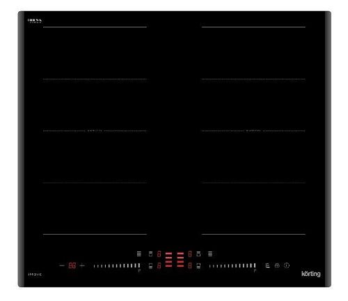 Варочная панель Индукционная KORTING HIB 68900 B iMove, черное стекло фото в интернет-магазине «Mebelex»