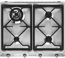 79 990 руб., Варочная панель газовая SMEG SR964XGH Нержавеющая сталь матовая