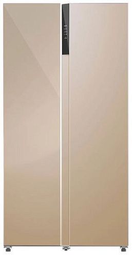 Холодильник двухкамерный Отдельностоящий LEX LSB530GlGID Золотистый/стекло фото в интернет-магазине «Mebelex»