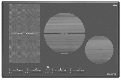 Варочная панель индукционная MAUNFELD CVI804SFDGR графит фото в интернет-магазине «Mebelex»