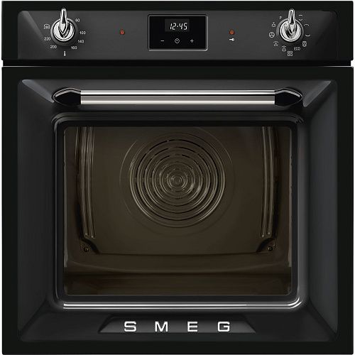Духовой шкаф Электрический SMEG SOP6900TN, c пиролизом, цвет чёрный фото в интернет-магазине «Mebelex»