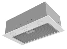 10 990 руб., Вытяжка кухонная встраиваемая MAUNFELD Crosby Light 5028 