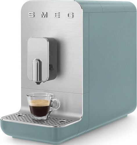 Автоматическая кофемашина SMEG BCC13EGMEU, изумрудно-зеленый матовый фото в интернет-магазине «Mebelex»