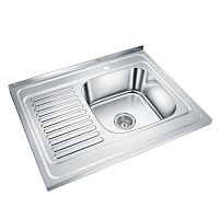 7 870 руб., Мойка накладная ЕМАР 6080 R 0.8/180