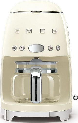 Капельная кофеварка SMEG DCF02CREU, кремовый фото в интернет-магазине «Mebelex»