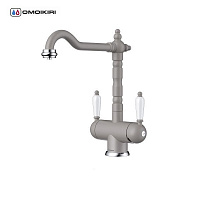 13 788 руб., Смеситель для кухни OMOIKIRI Amagasaki гранит