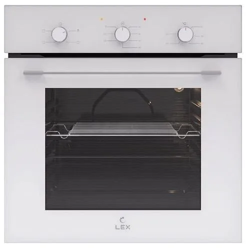 Шкаф духовой электрический LEX EDM 046 WH белое стекло фото в интернет-магазине «Mebelex»