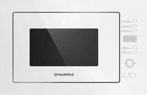 Встраиваемая микроволновая печь MAUNFELD MBMO.25.7GW белый/белое стекло фото в интернет-магазине «Mebelex»