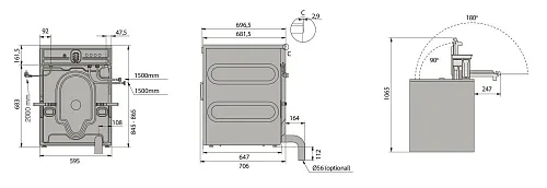 Стиральная машина Отдельностоящая ASKO Professional WMC8947VI.S нерж.сталь фото в интернет-магазине «Mebelex»