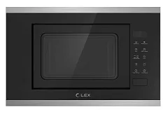 Печь микроволновая встраиваемая LEX BIMO 20.02 INOX, нержавеющая сталь