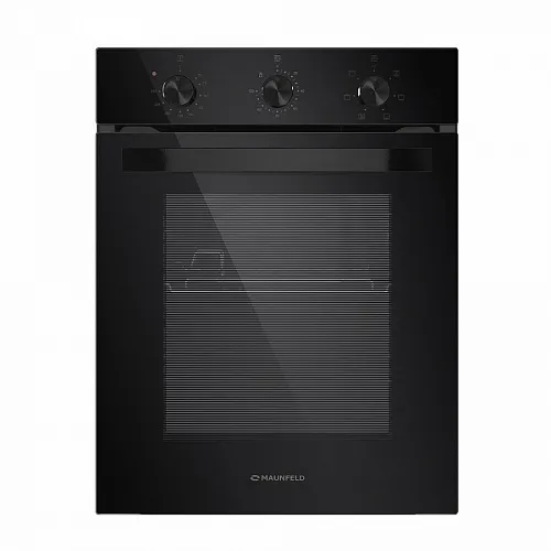 Шкаф духовой электрический MAUNFELD EOEC516B2 черная фурнитура фото в интернет-магазине «Mebelex»
