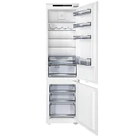 83 990 руб., Холодильник встраиваемый MAUNFELD MBF193SLFWGR, 2-х камерный, NoFrost / LowFrost