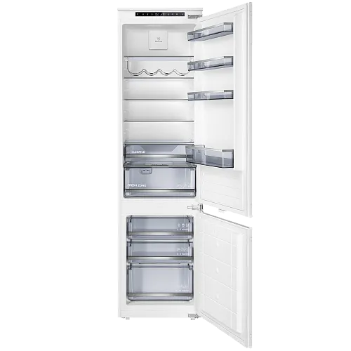 Холодильник встраиваемый MAUNFELD MBF193SLFWGR, 2-х камерный, NoFrost / LowFrost фото в интернет-магазине «Mebelex»