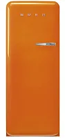 192 990 руб., Холодильник Отдельностоящий SMEG FAB28LOR5 стиль 50-х годов, петли слева, Оранжевый