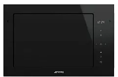 Микроволновая печь Встраиваемая SMEG FMI625CN,  черное стекло Eclipse