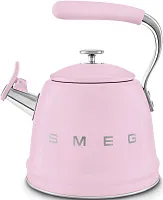 14 490 руб., Чайник со свистком SMEG WKF01PK, розовый