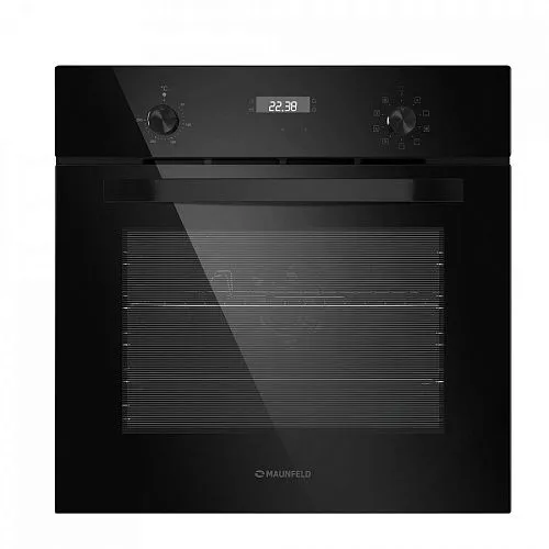 Электрический духовой шкаф MAUNFELD EOEM.589B2 черная фурнитура фото в интернет-магазине «Mebelex»