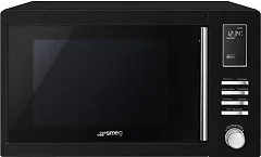 Отдельностоящая микроволновая печь SMEG MOE25B, чёрный