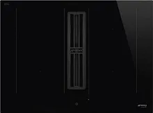 239 990 руб., Индукционная варочная панель SMEG HOBD472D2 со встроенной вытяжкой, черный