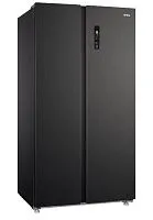 159 990 руб., Холодильник Side-By-Side Отдельностоящий Korting KNFS 93535 XN Черная нержавеющая сталь