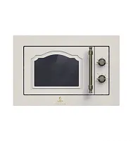 Печь микроволновая встраиваемая LEX BIMO 20.01 C IVORY LIGHT (белый антик ретро)