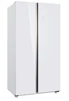 169 990 руб., Холодильник Side-By-Side Korting KNFS 93535 GW Белое стекло