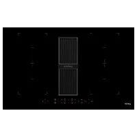 179 990 руб., Панель варочная индукционная KORTING HIBH 84980 NB с интегрированной вытяжкой