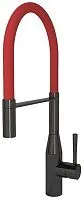 Смеситель Seaman Visconti SSL-7671 Gun Light & Red - Светлая оружейная сталь