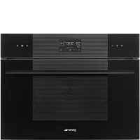 222 490 руб., Шкаф духовой электрический SMEG SO4102S3B3, комбинированный (приготовление на пару).